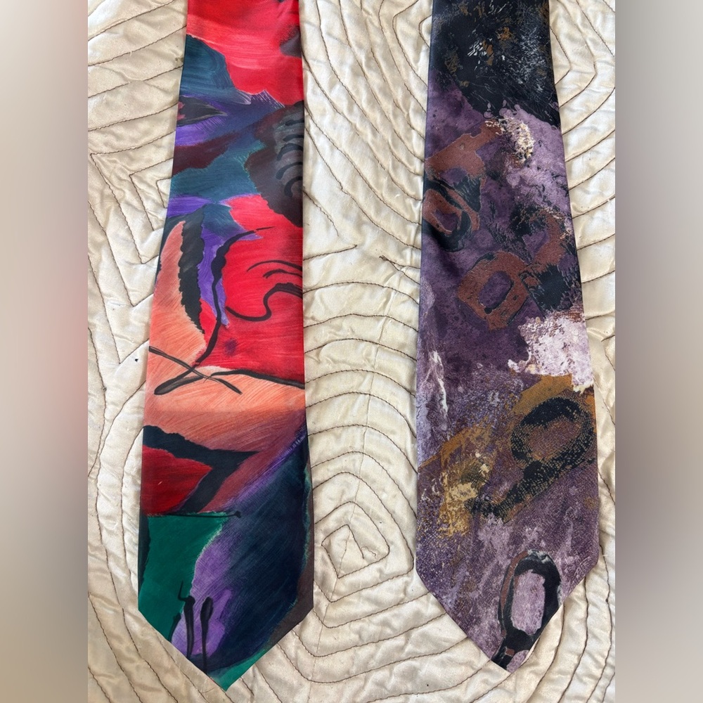 Painted Purple Ties